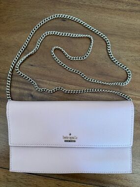 Kate Spade, light pink clutch